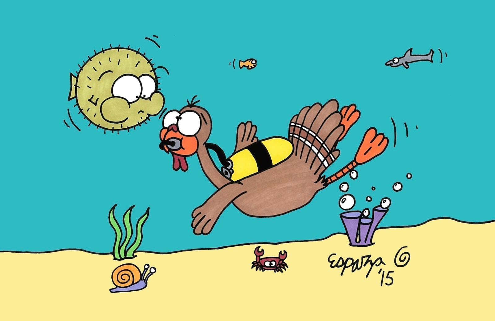 Work Off The Turkey Dive